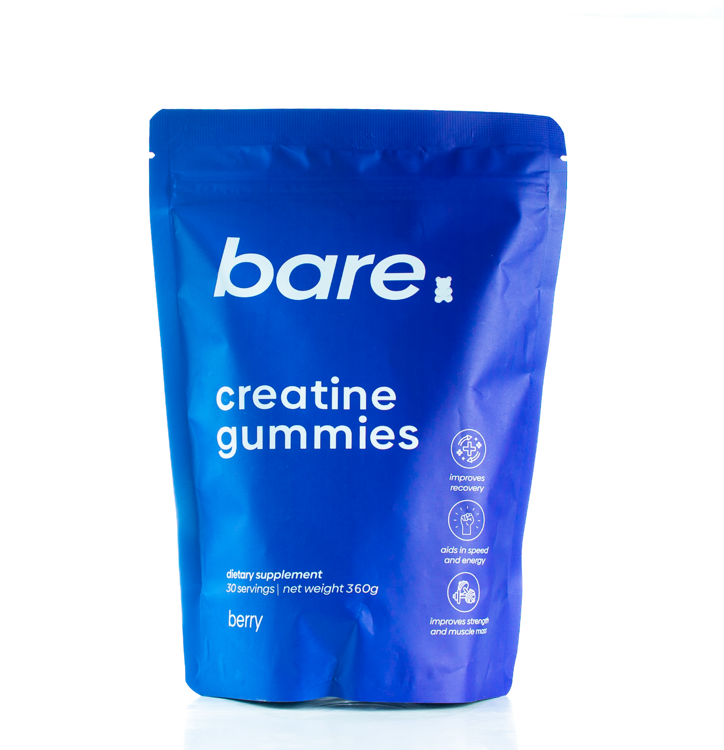 BARE Creatine Monohydrate Gummies - Berry Flavour