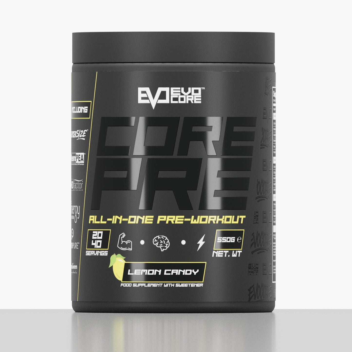 Evocore Nutrition Pre-Workout - Lemon Candy